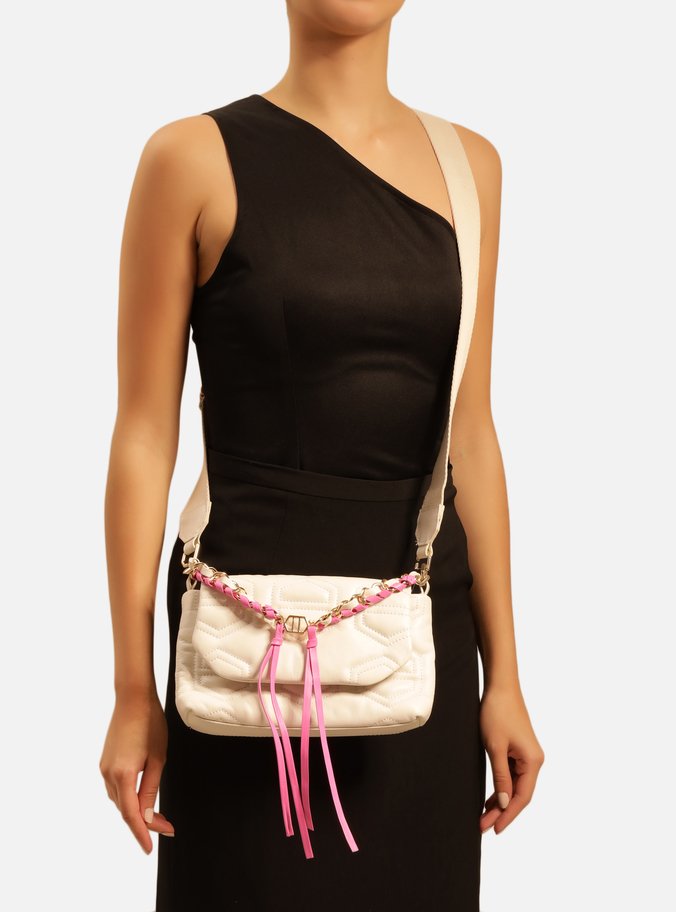 Bolsa Tiracolo Branca Couro Billie Pequena