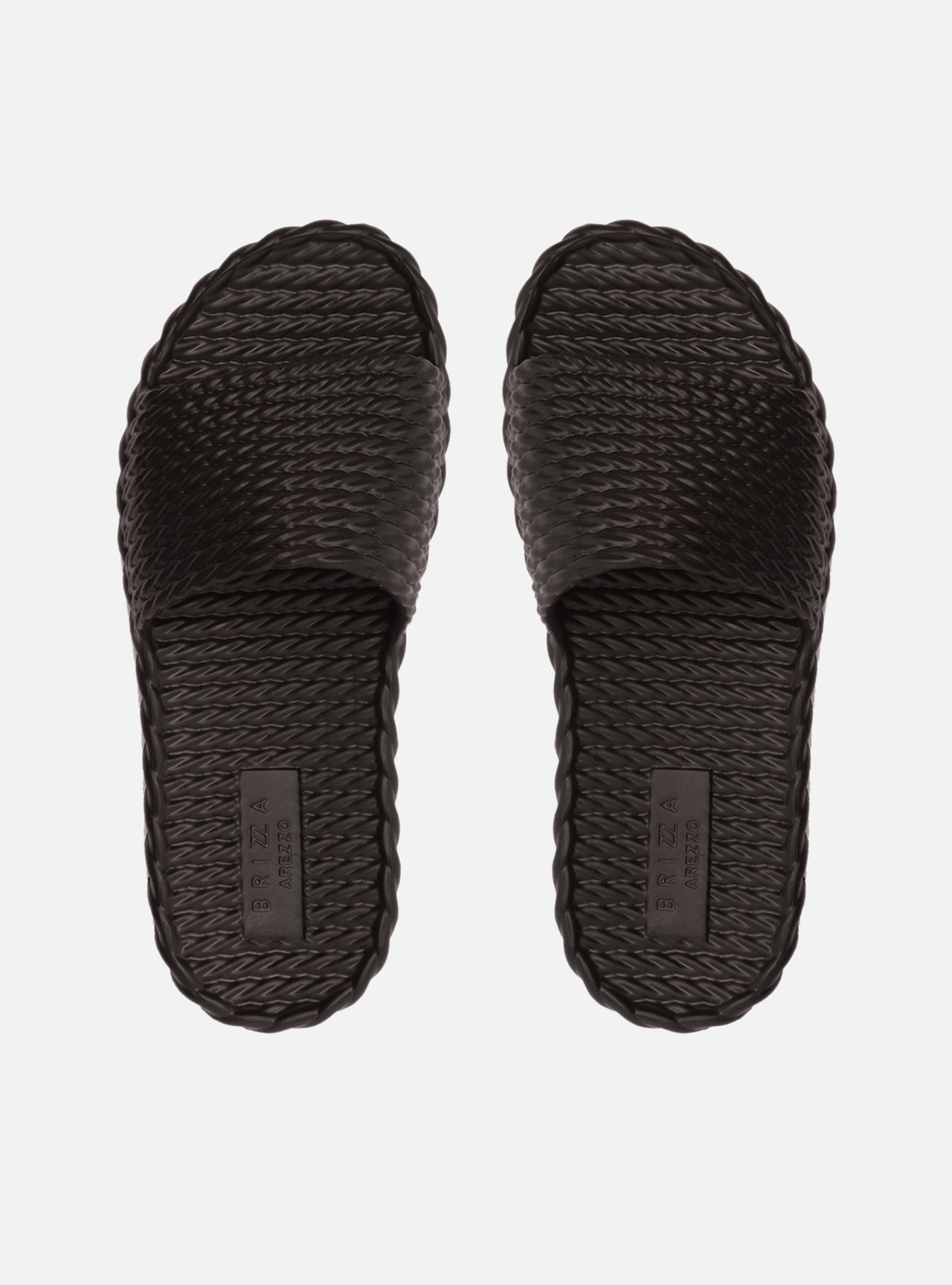 Chinelo Slide Preto Marrocos Brizza — foto 1