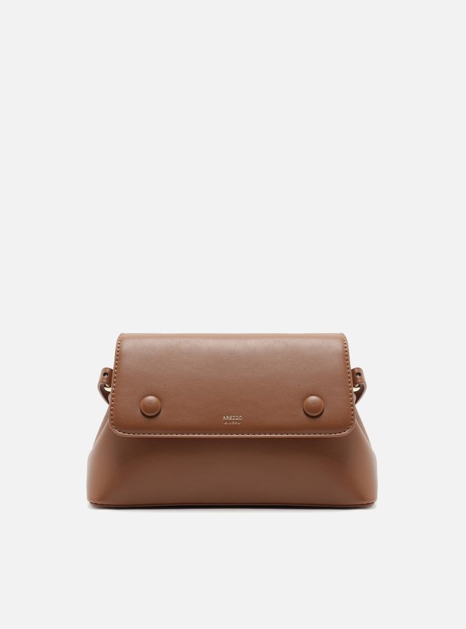 Bolsa Tiracolo Marrom Média