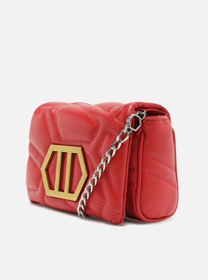 Bolsa Tiracolo Vermelha Couro Emma Pequena