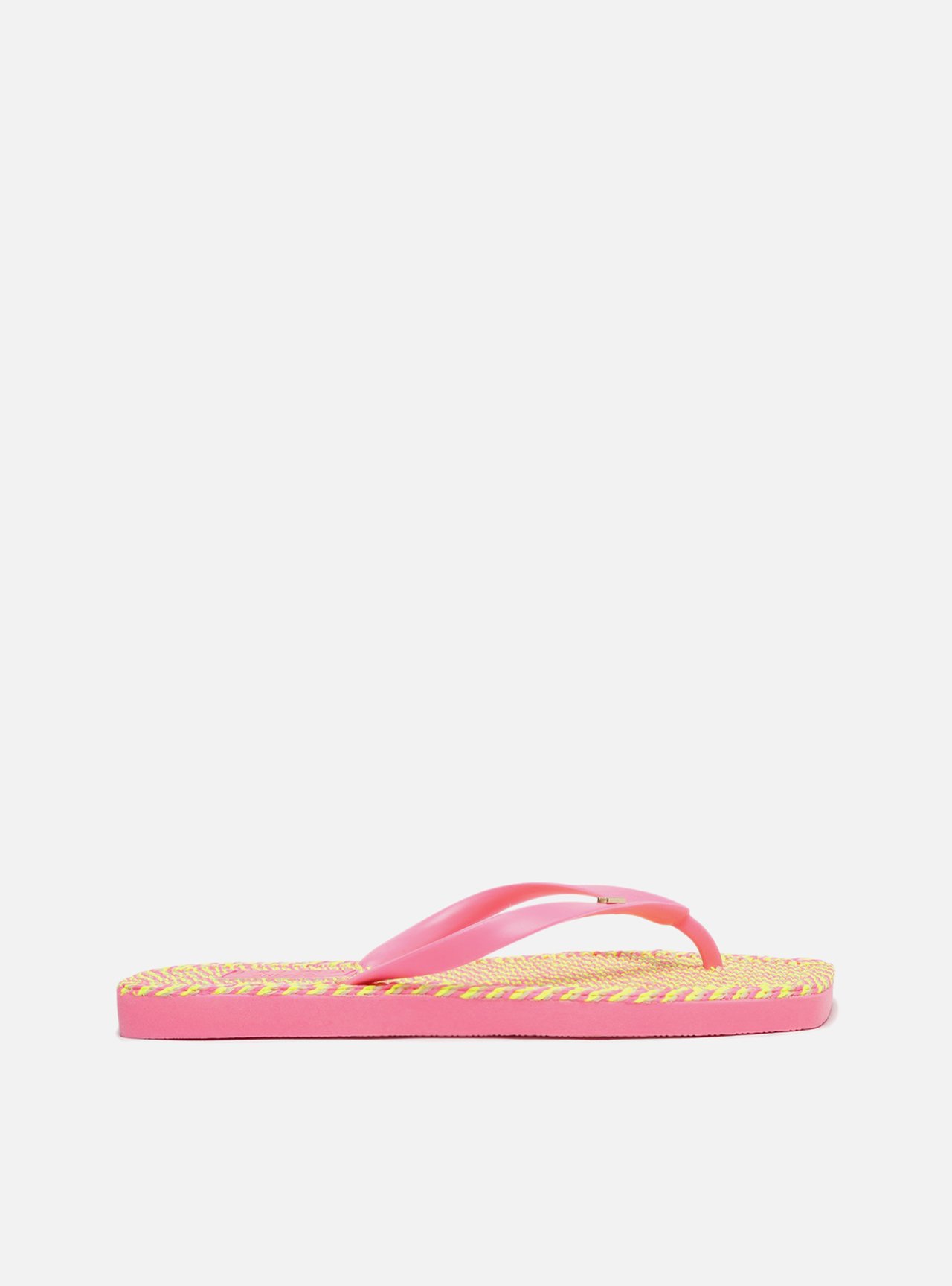 Chinelo de Dedo Rosa Fluo Brizza — foto 1
