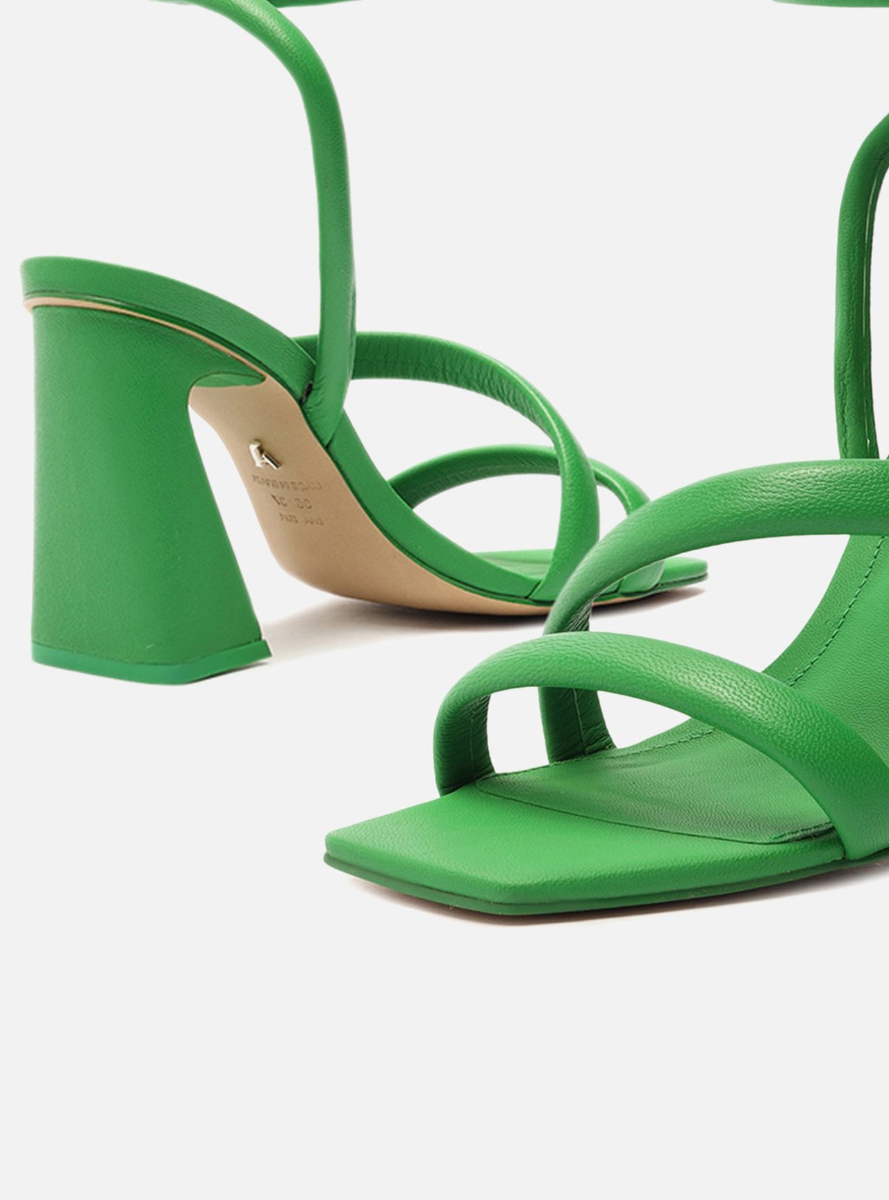 Sandalia arezzo verde hotsell