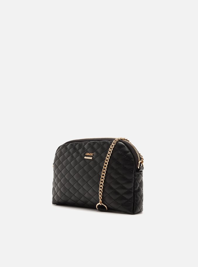 Bolsa Tiracolo Preta Pequena Matelassê