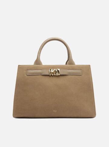 Bolsa Tote Cinza Grande