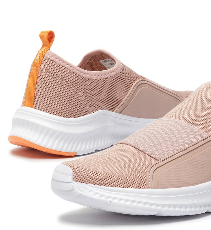 Slip On Bege Knit Emborrachado ZZ Mov