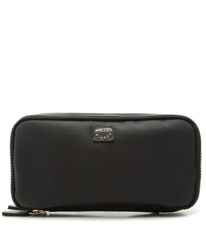 Necessaire Tecido Naomi Preta