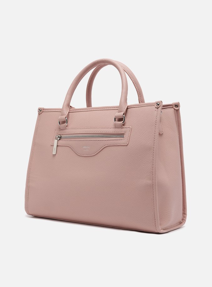 Bolsa Tote Nude Zíper
