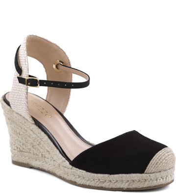 Espadrille Basic Suede Preta
