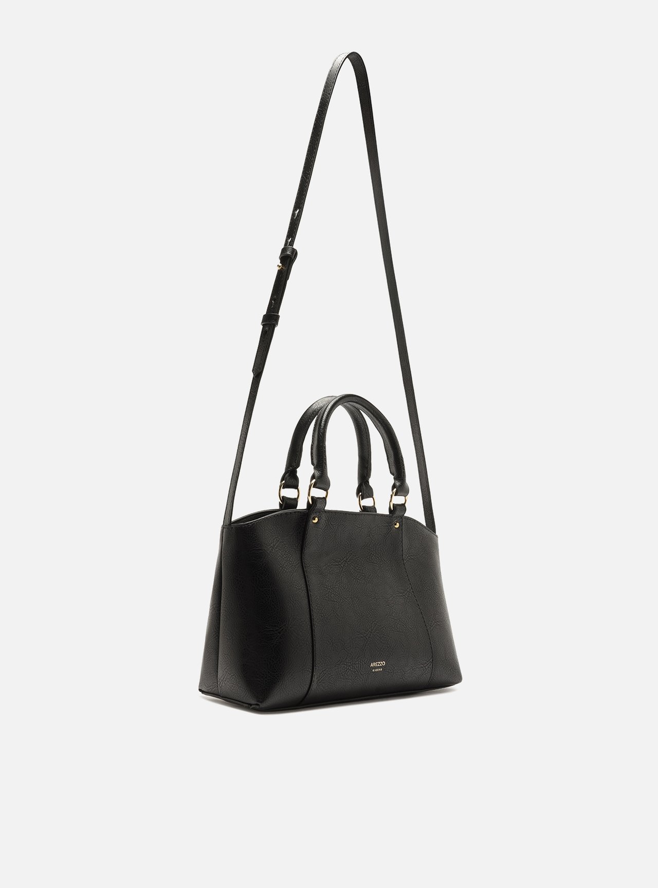 Bolsa Tote Marrom Média Metais — foto 5