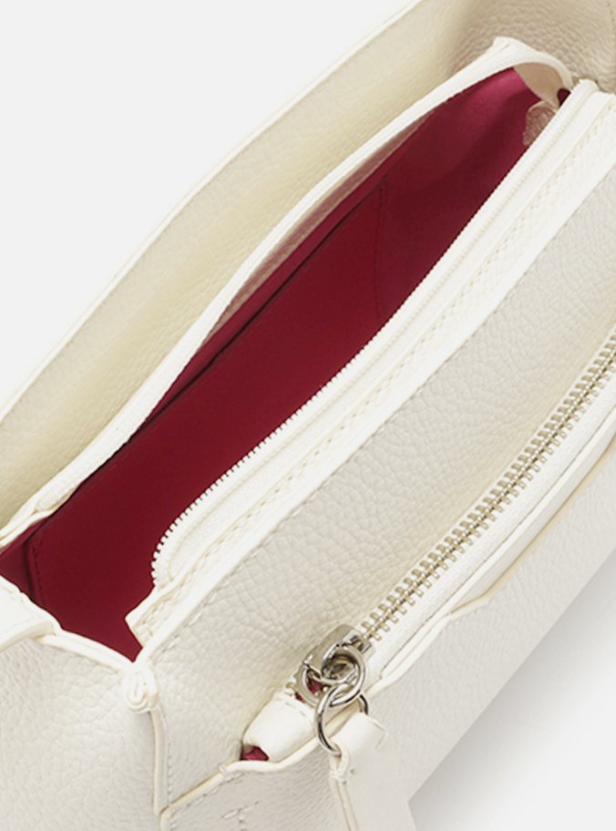 Bolsa Tiracolo Branca Crema Emilly Pequena