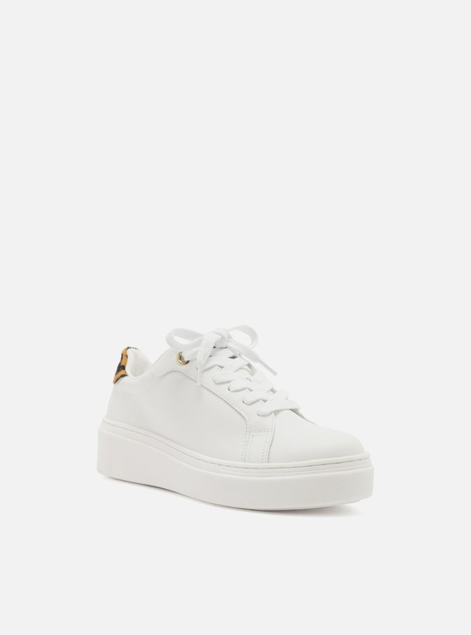 Tênis ZZ Astral Flatform Branco Animal Print