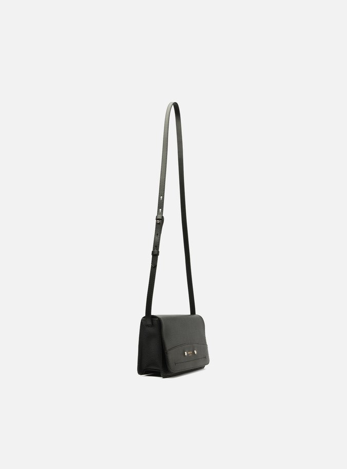 Bolsa Tiracolo Preta Giorno Pequena Moldura