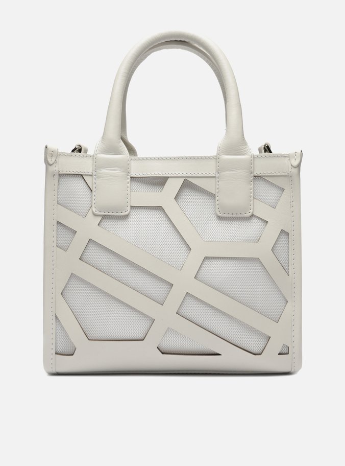 Bolsa Tote Branca Liz Média Monograma
