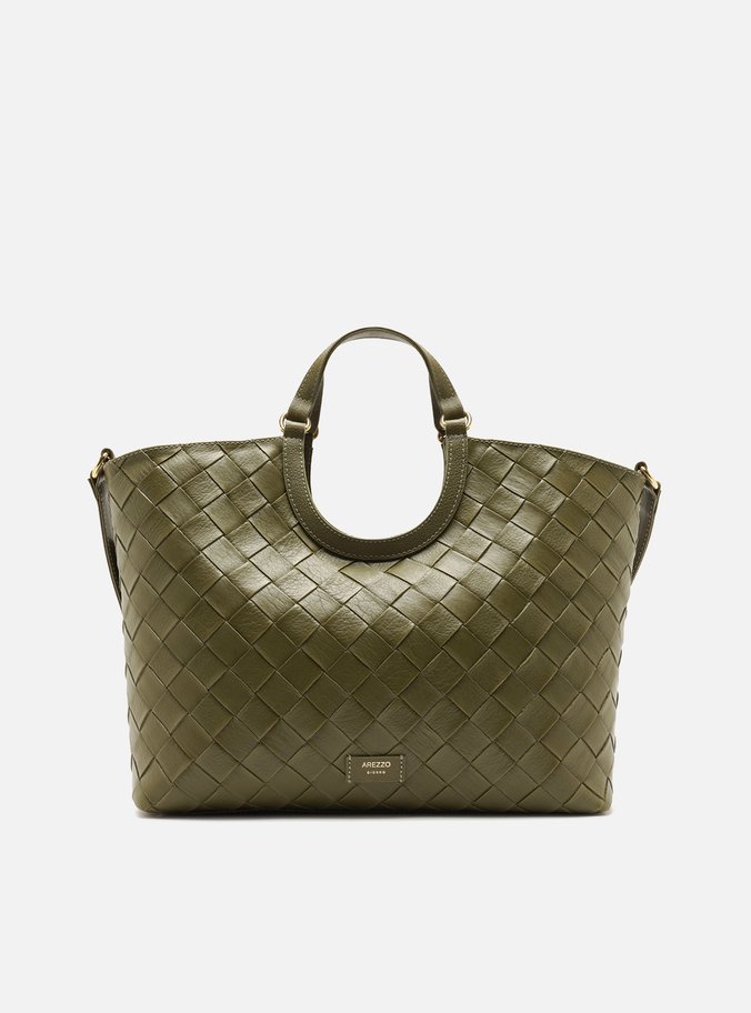 Bolsa Tote Verde Tressê Grande Tag