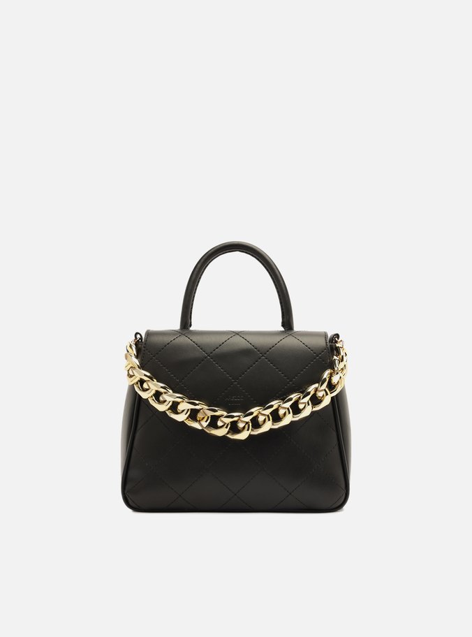 Bolsa Satchel Preta Pequena Corrente