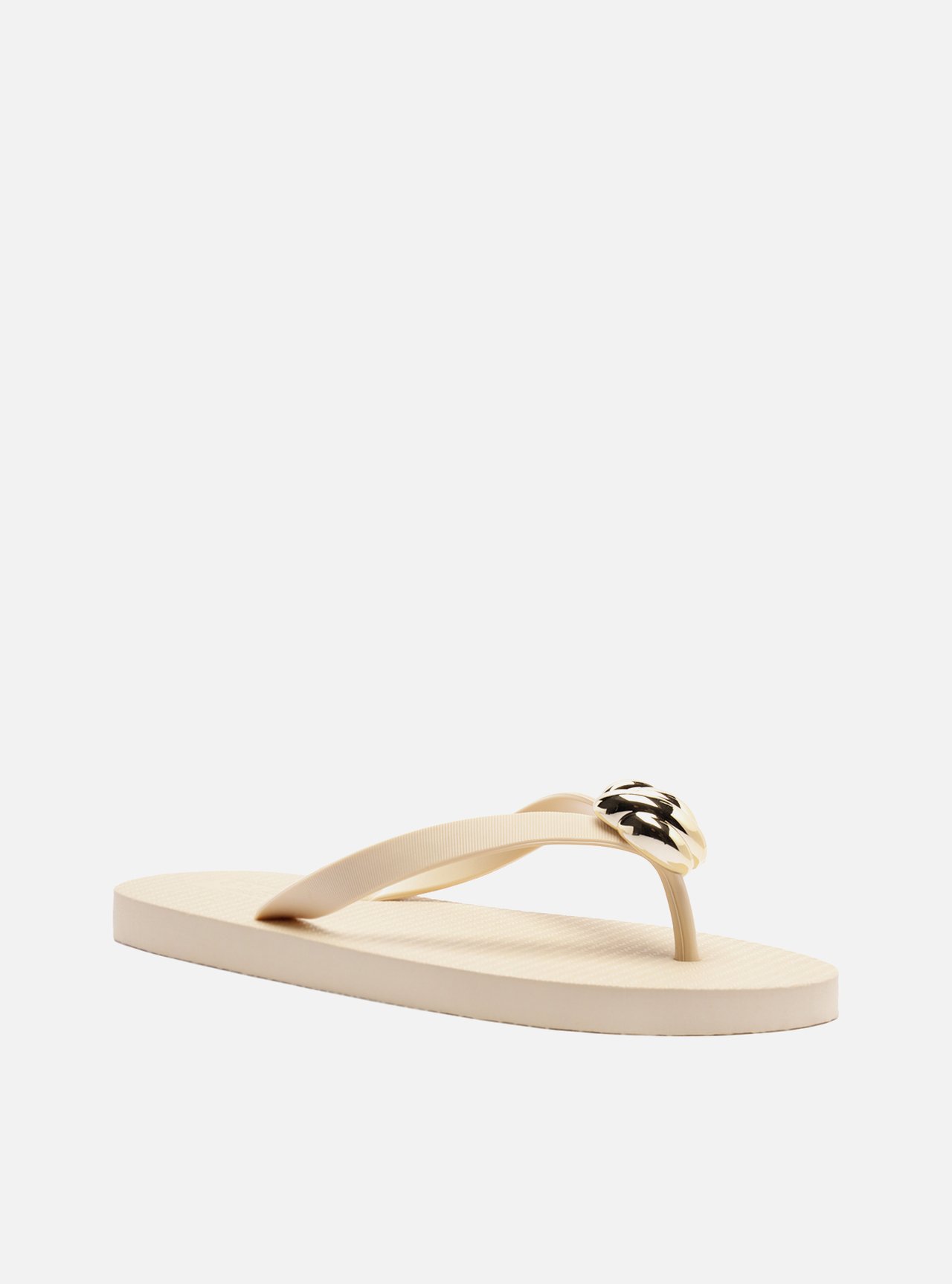 Chinelo de Dedo Off White Easy Metal Textura — foto 2