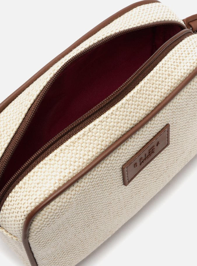 Bolsa Tiracolo Cru Linho Pequena Lulu