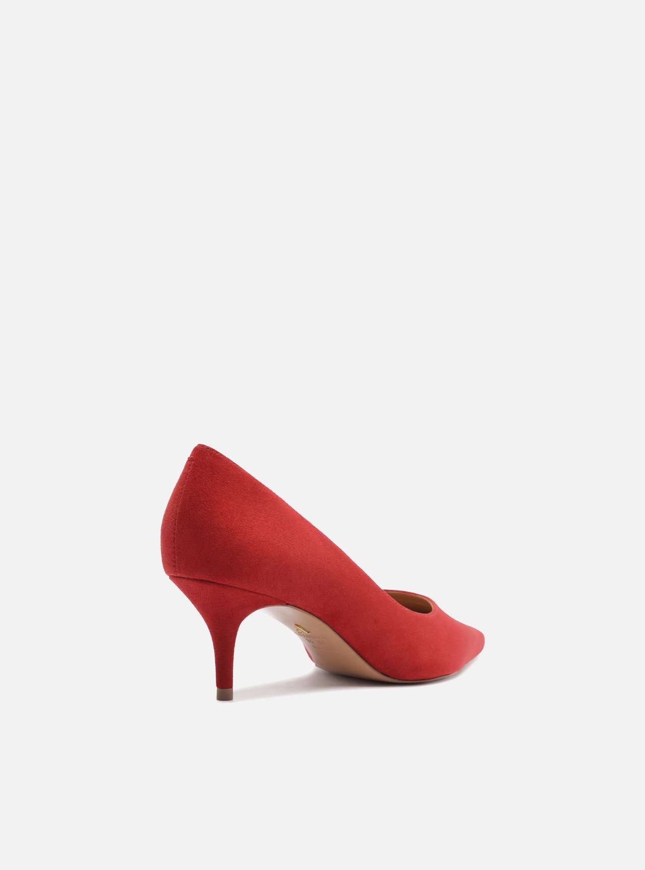 Scarpin Vermelho Camurça Salto Fino Essencial 60 — foto 3