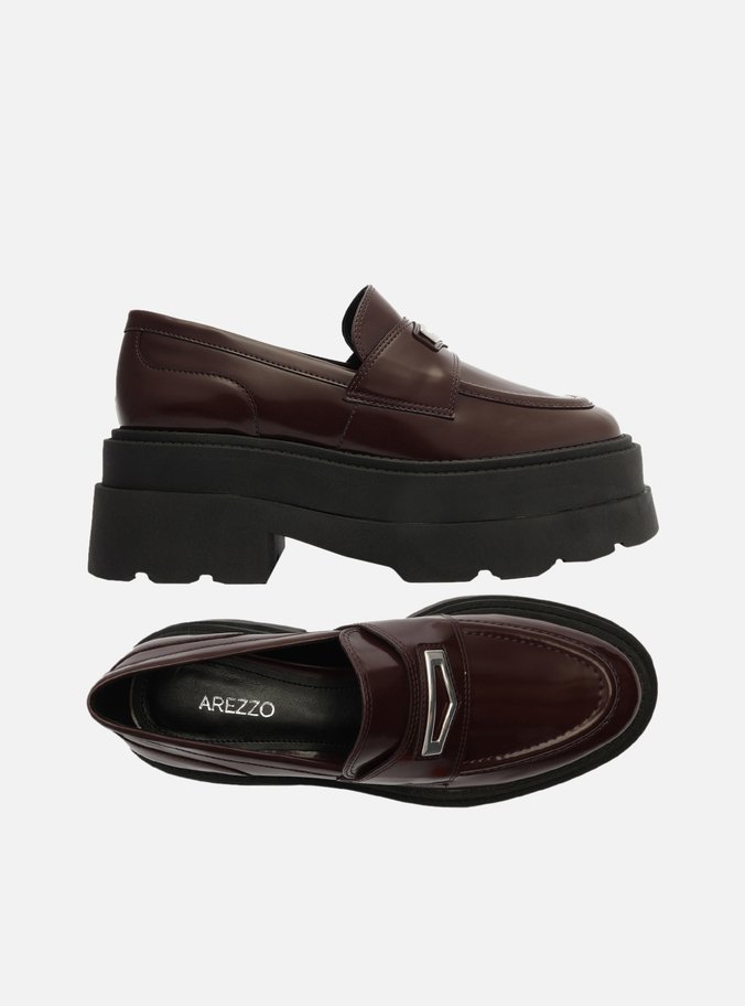 Mocassim Vinho Plataforma Livia