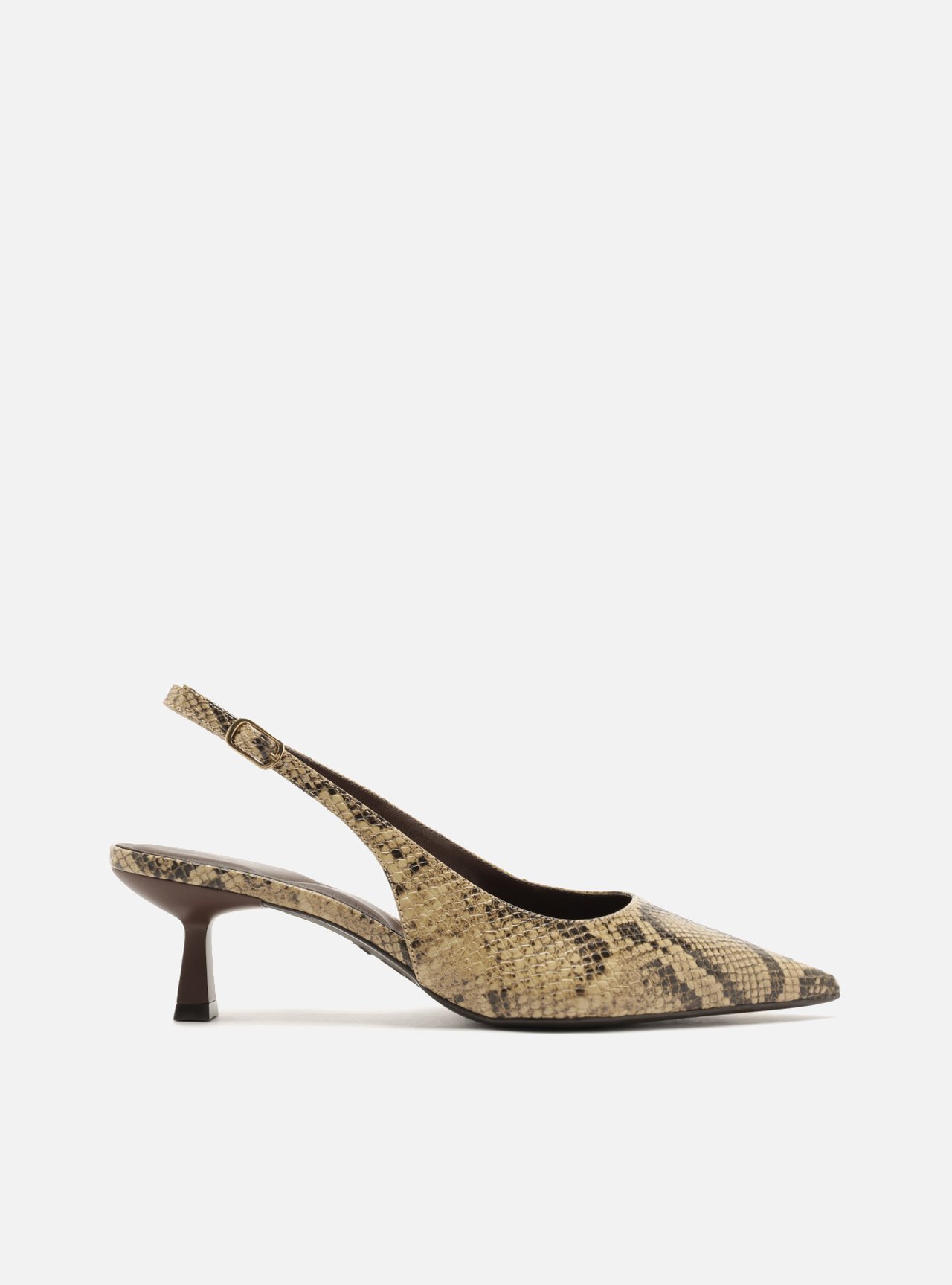 Scarpin Animal Print Salto Fino Slingback — foto 1