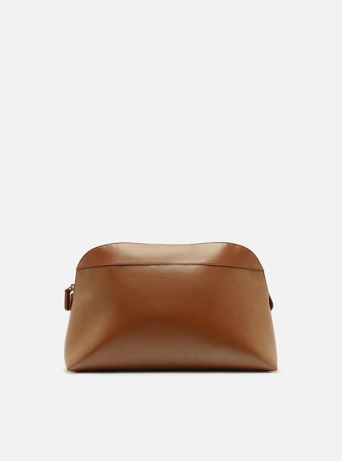 Necessaire Marrom Zíper Tag