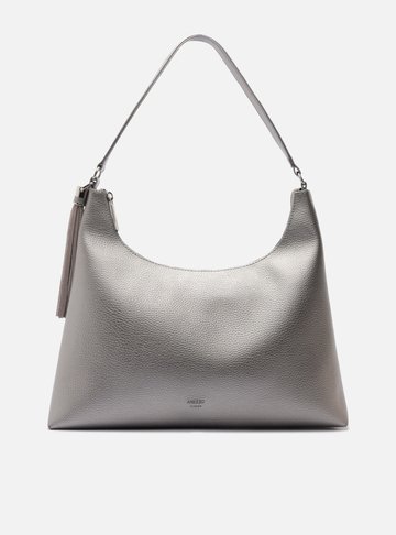 Arezzo — Bolsa Hobo Metalizada Grande