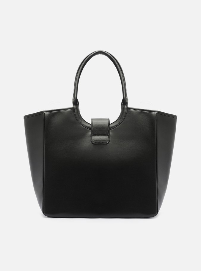 Bolsa Preta Tote Média