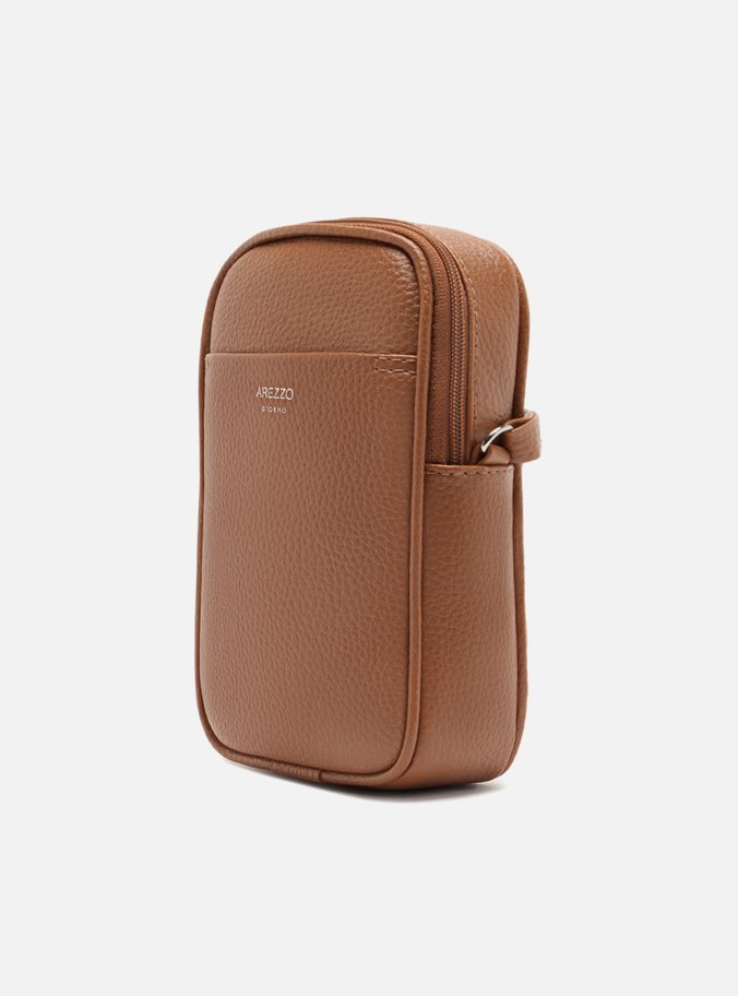 Mini Bag Porta-Celular Marrom