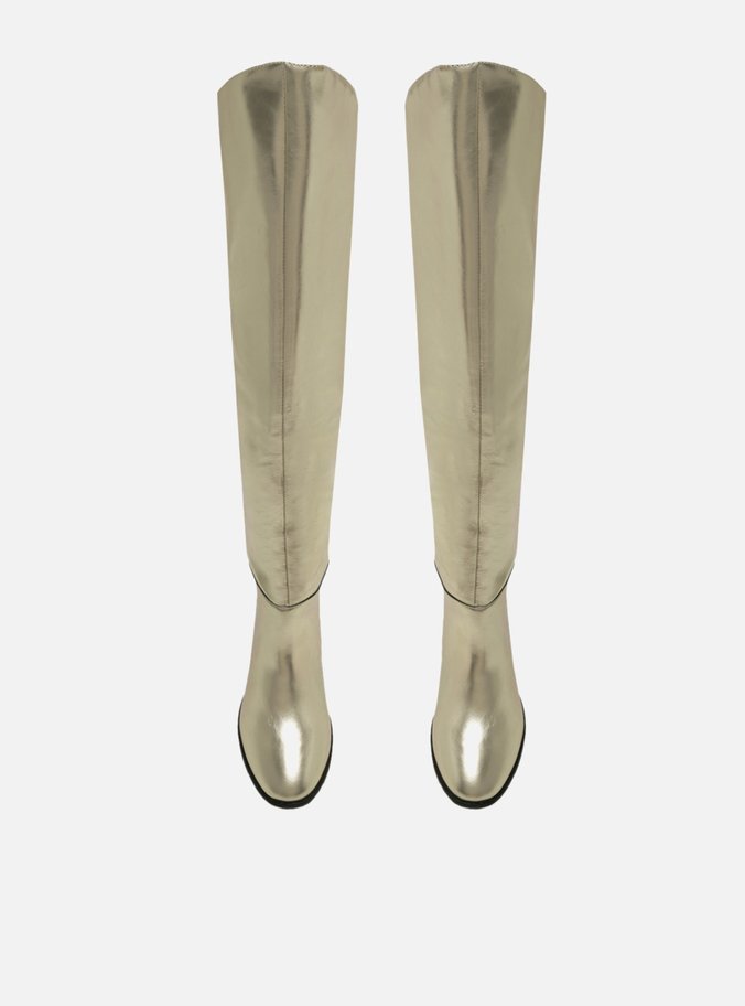 Bota Dourada Cano Longo Hailey