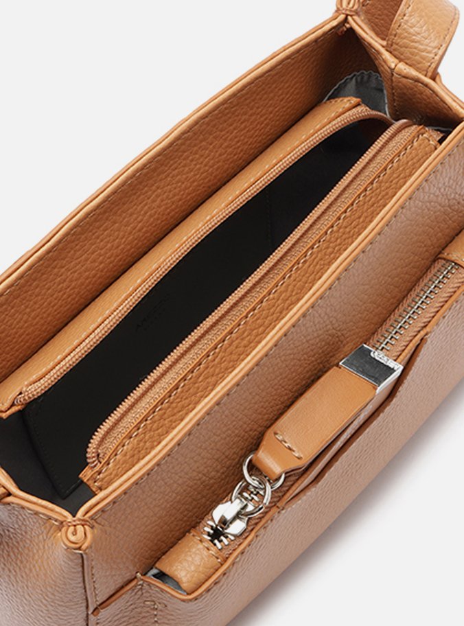 Bolsa Tiracolo Marrom Clara Emilly Pequena