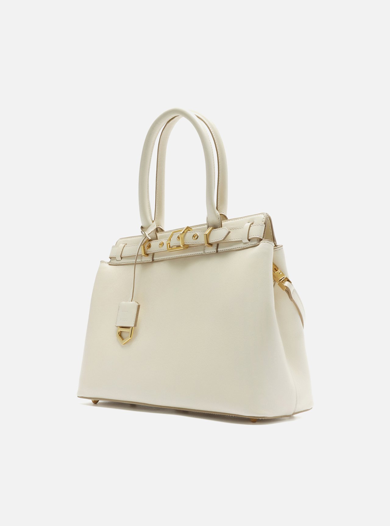 Bolsa Tote Off-White Couro Grande Bag Charm Victória — foto 2