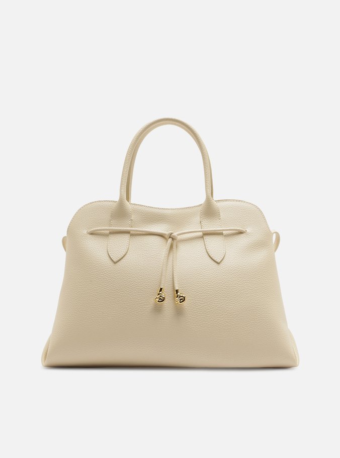 Bolsa Tote Branca Grande Metais