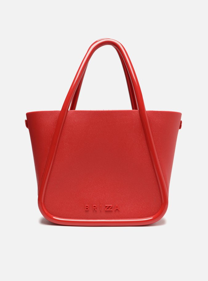Bolsa Tote Vermelha Grande Brizza Basics