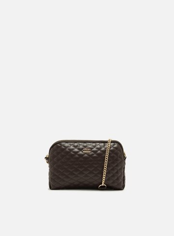 Bolsa Tiracolo Marrom Pequena Matelassê