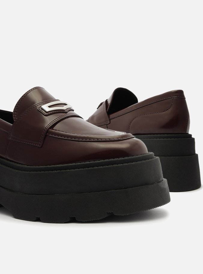 Mocassim Vinho Plataforma Livia