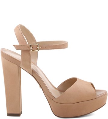Meia-pata Icone Nobuck Nude-Rose