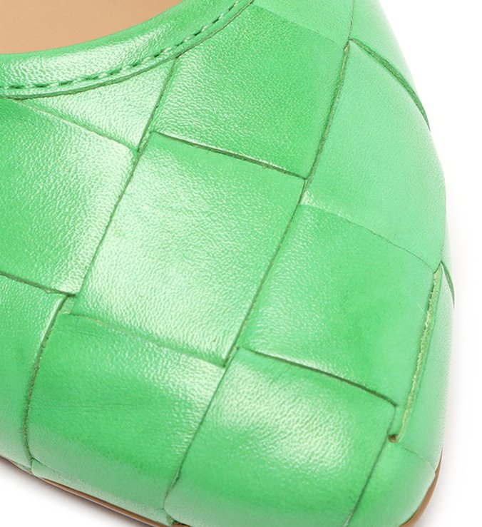 Sapatilha Verde Maxi Tressê