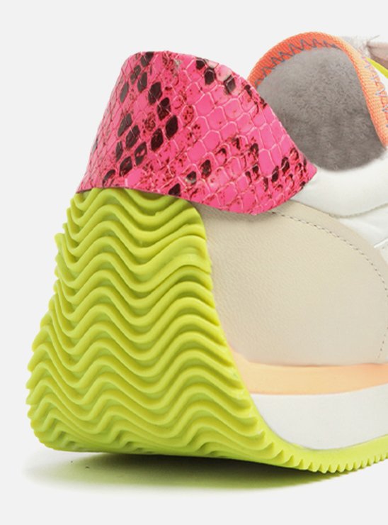 Tênis Colorido Multimaterial Sport