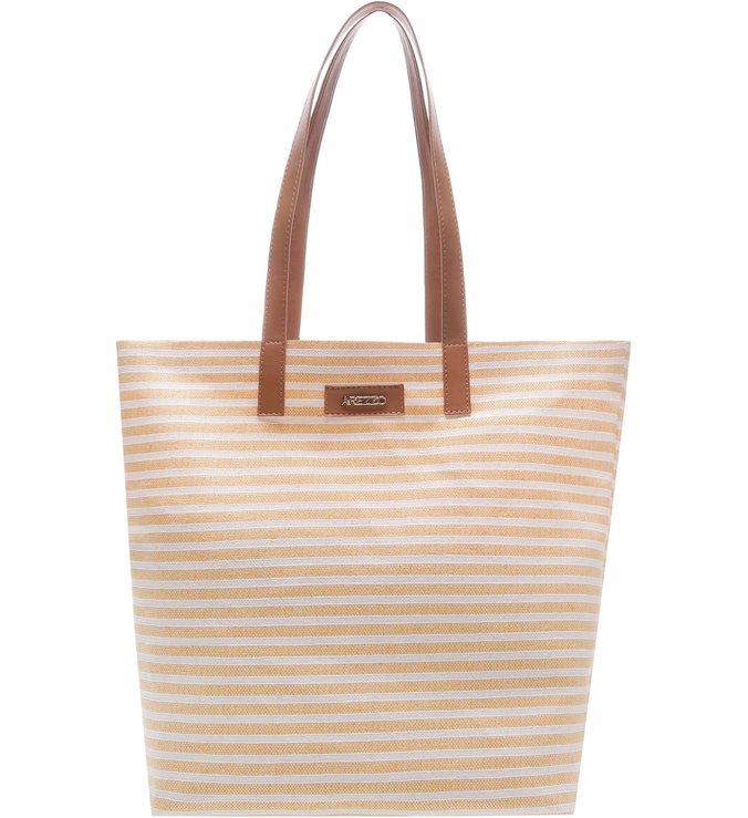 Bolsa Shopping Grande Olinda Amarelo e Melado