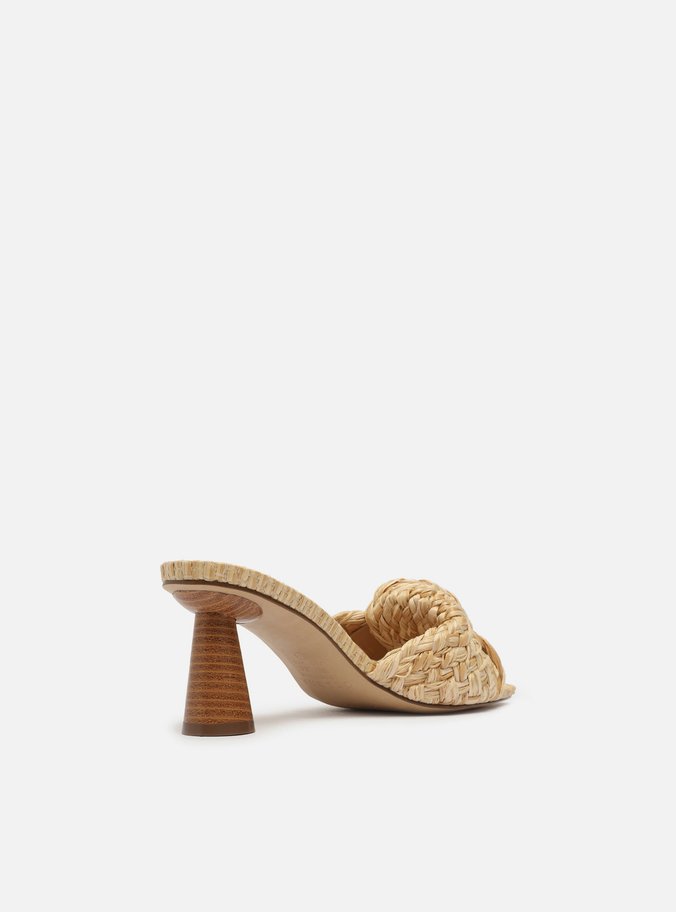 Mule Nude Aberta Bico Quadrado