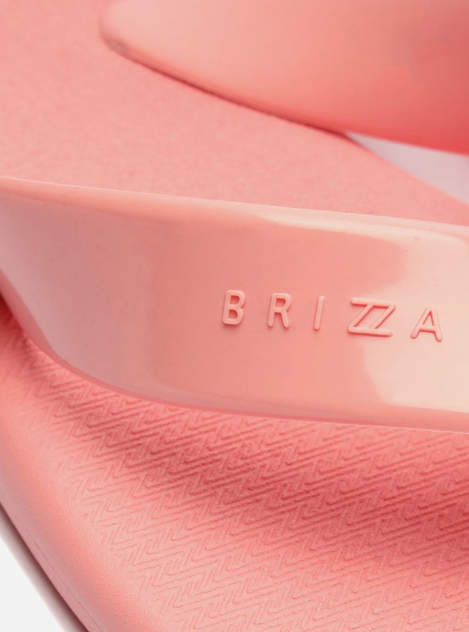 Chinelo de Dedo Tira Larga Rosa Brizza