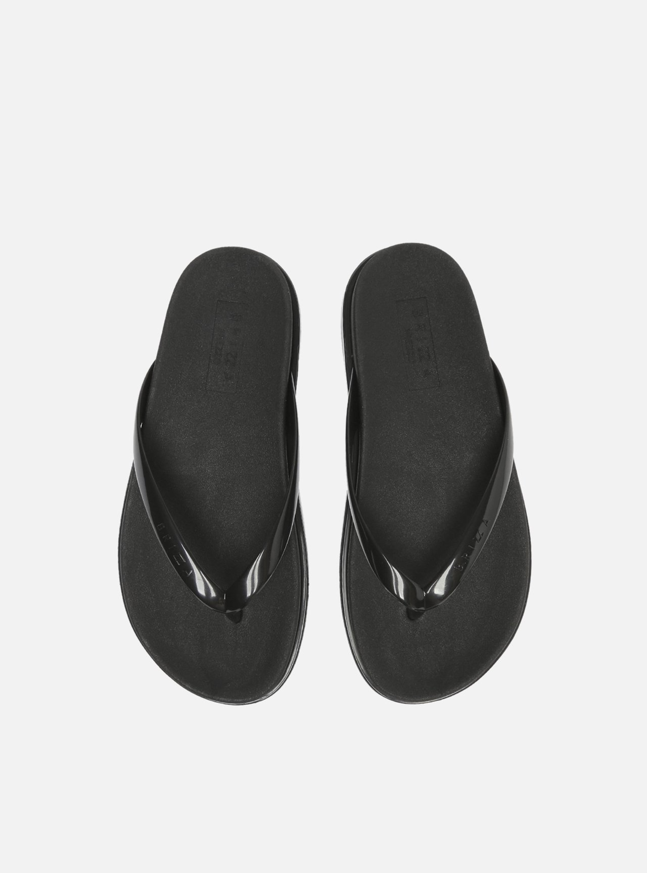 Chinelo de Dedo Flatform Preto Brizza — foto 5