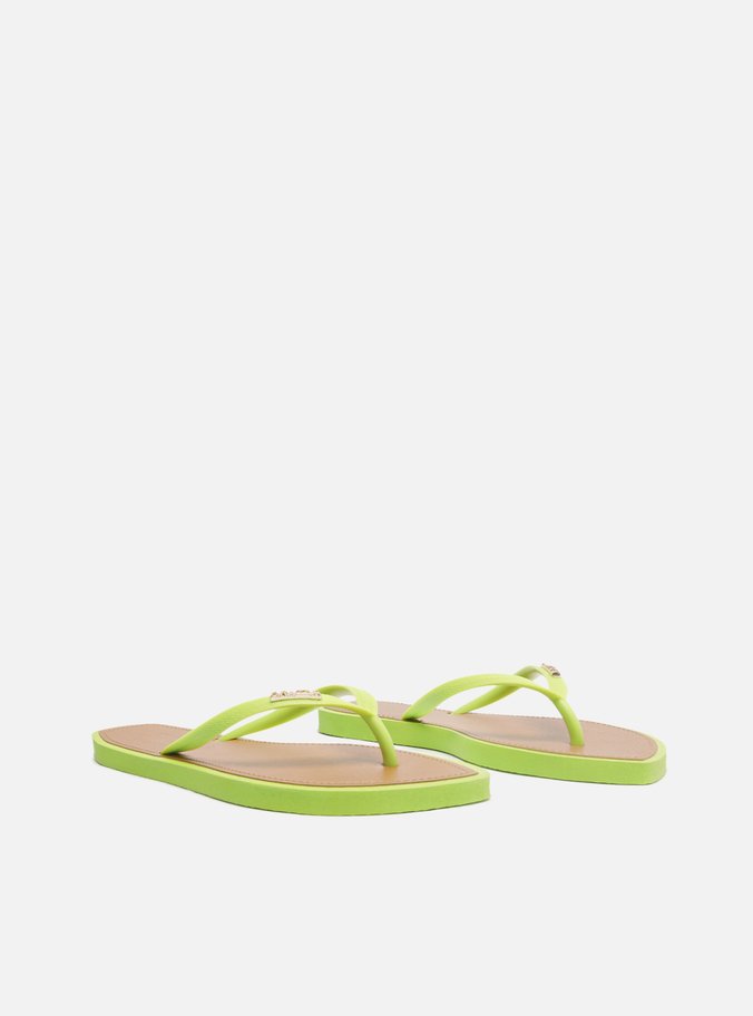 Chinelo de Dedo Verde Lima Leaf Recouro Brizza
