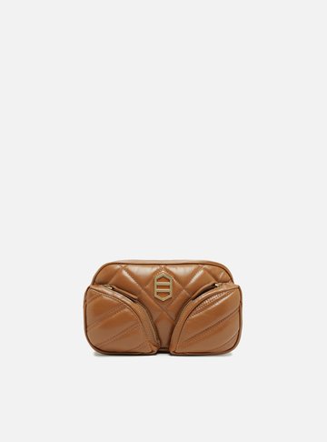 Bolsa Tiracolo Off-White Pequena Matelassê