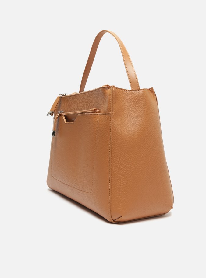 Bolsa Tote Nude Emilly Grande
