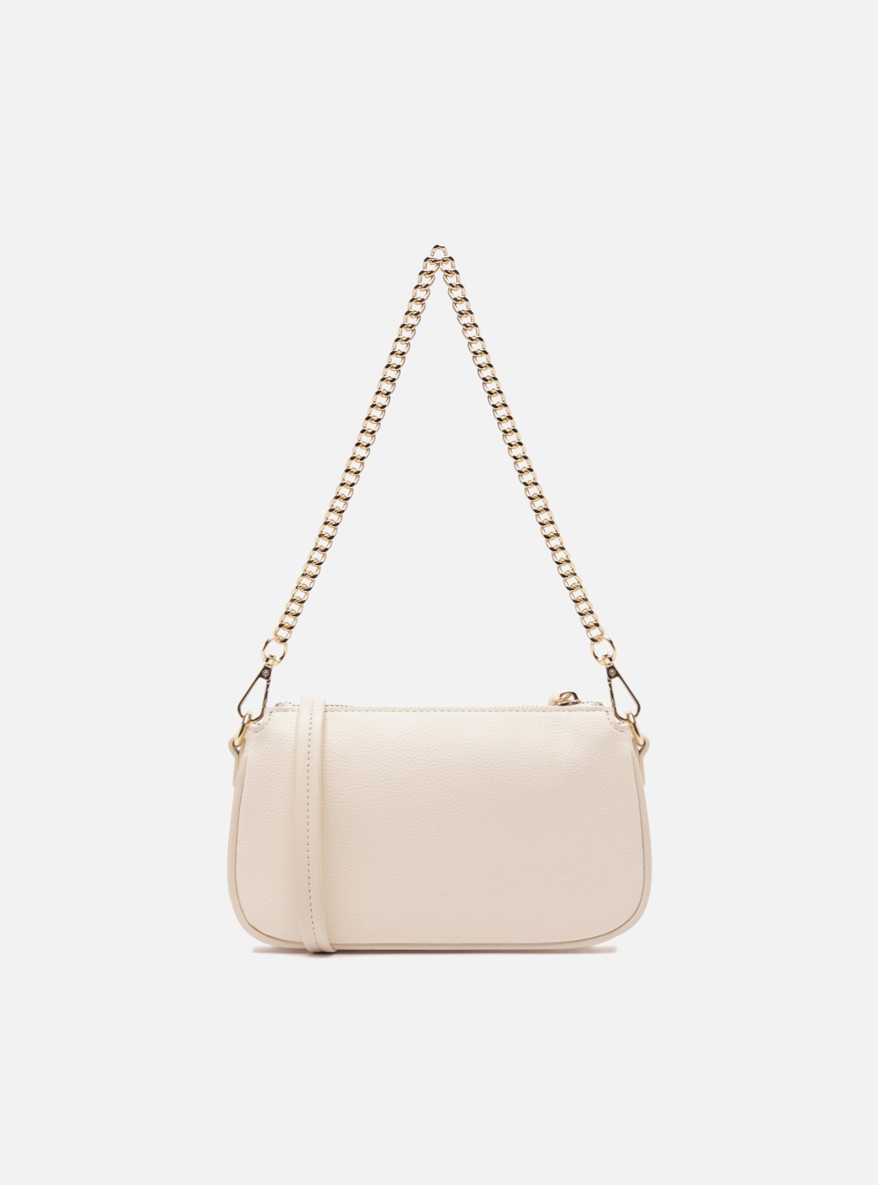 Bolsa Tiracolo Off-White Corrente Dourada — foto 3