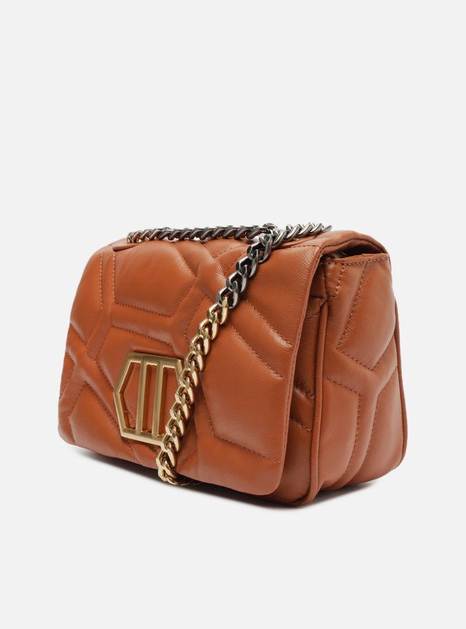 Bolsa Tiracolo Marrom Couro Emma Média