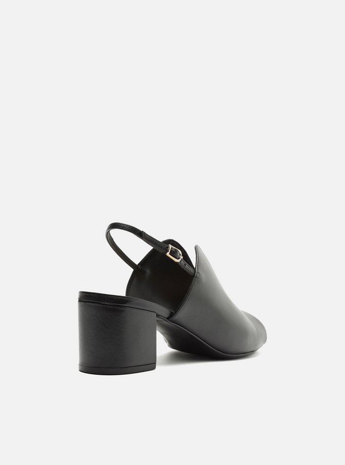 Mule Preto Salto Bloco