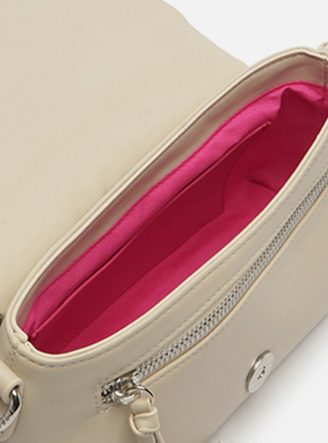Bolsa Tiracolo Off-White Pequena