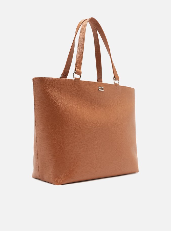 Bolsa Shopping Marrom Média